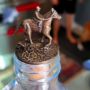 Blanton's Bourbon Whiskey Horse & Jockey Cork Bottle Stopper B